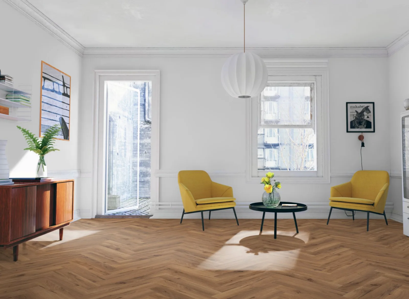 Lignum Fusion Premium Robust Fumed Oak Herringbone