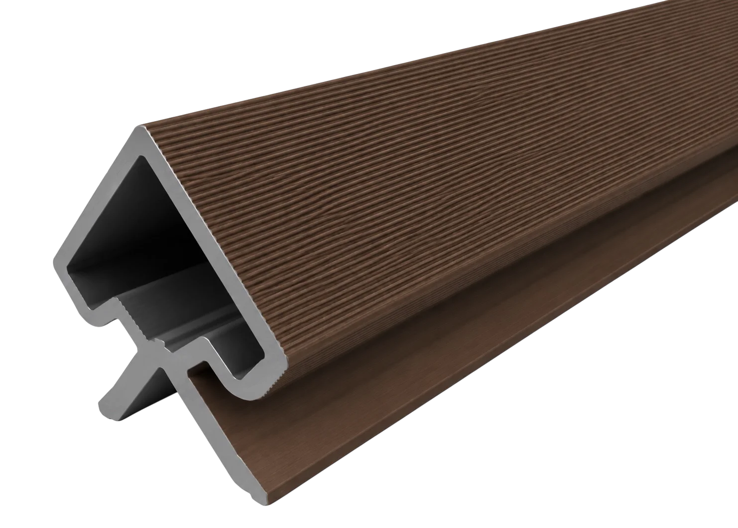 Wall Panel 83C Corner Trim - Light Brown - 290cm - (1 Pack / 3pcs)