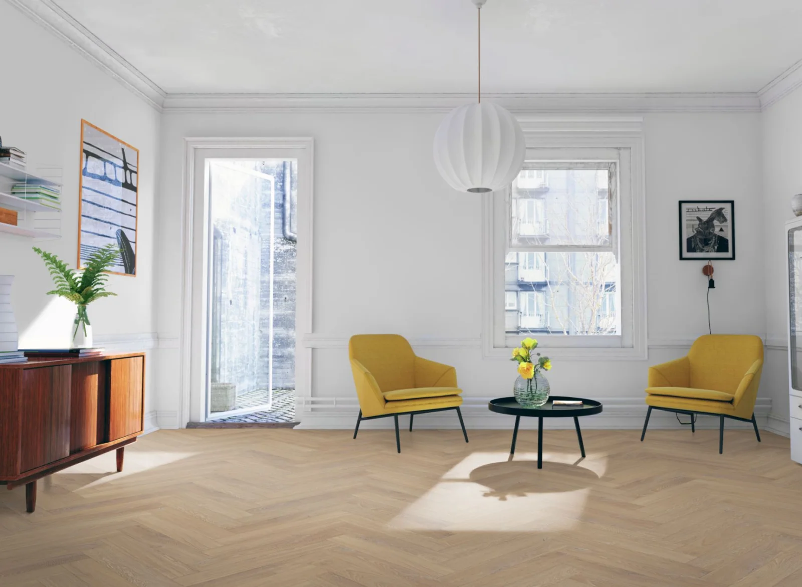 Lignum Fusion Premium Desert Oak Herringbone