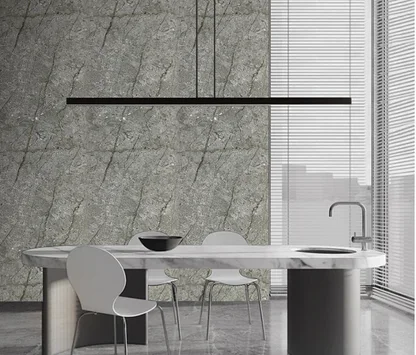 Wall Panel 07F - Gold and Grey Marble - Wall Board - 240cm - (1 pack / 4pcs)