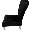 Alice Black Chair (Chrome Legs) - Image 3