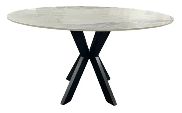 BK-Milan 1.3m Round Dining Table - Image 2