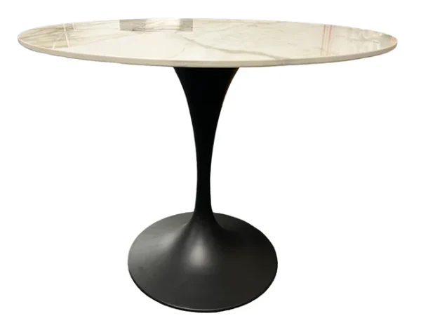 Bentley 0.9m Round Table (Black KD) - Image 4