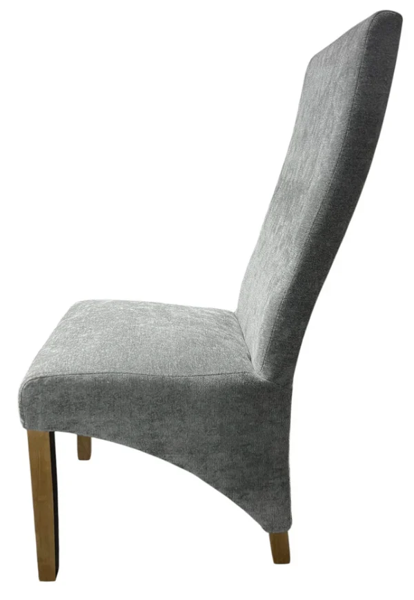 Berry Grey Fabric Chair - Image 5