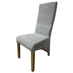Berry Grey Fabric Chair