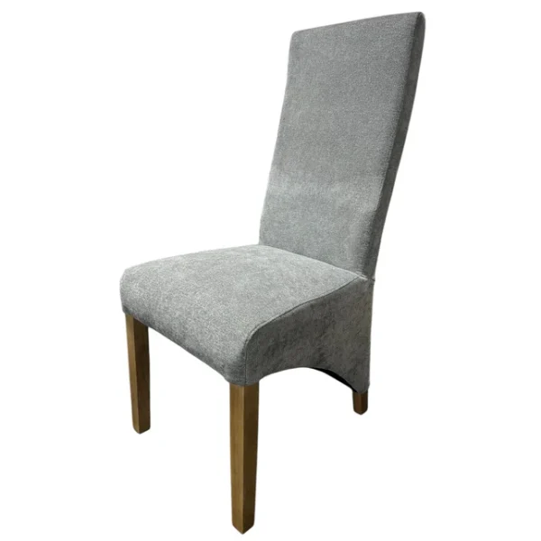 Berry Grey Fabric Chair