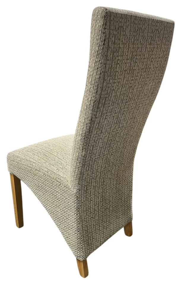 Berry Mixed Brown Fabric Chair - Image 3