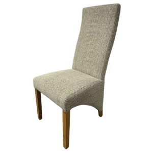 Berry Mixed Brown Fabric Chair