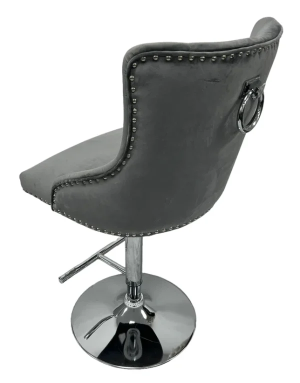 Chelsea Dark Grey Bar Stool - Image 3