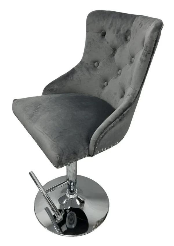 Chelsea Dark Grey Bar Stool - Image 2