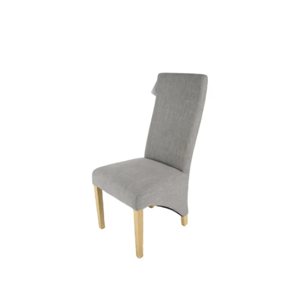 Berry Grey Fabric Chair - Image 3
