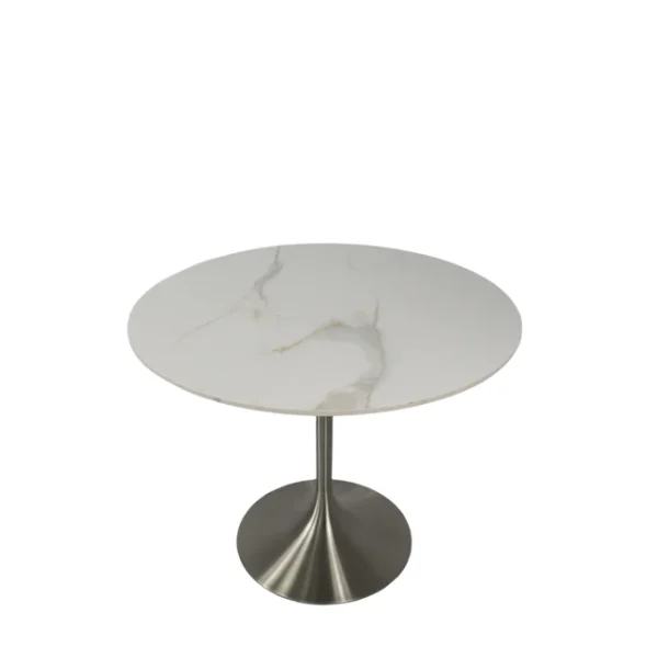 Bentley 0.9m Round Table (Chrome)