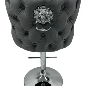 Lewis 01 Dark Grey Bar Stool