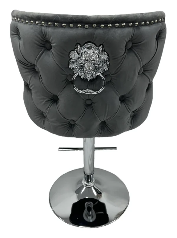 Lewis 01 Dark Grey Bar Stool