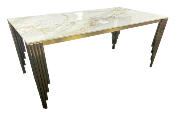Mayfair Gold 1.8m Dining Table - Image 3