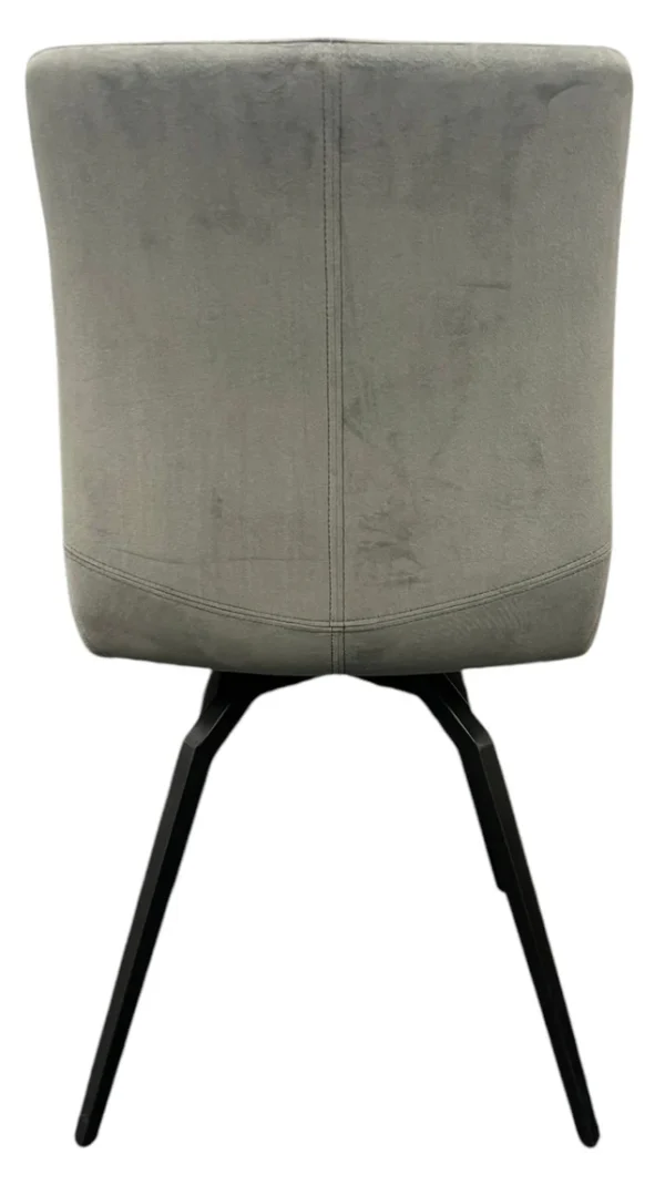 Siena 180º Dark Grey Chair (Black Legs) - Image 4