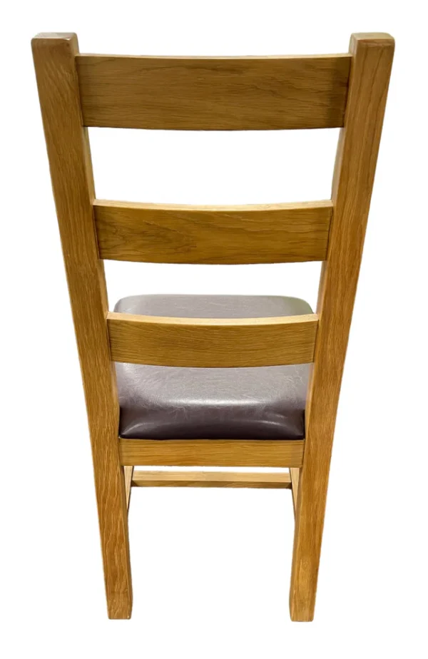 Torino Ladder Back Chair (KD) - Image 4