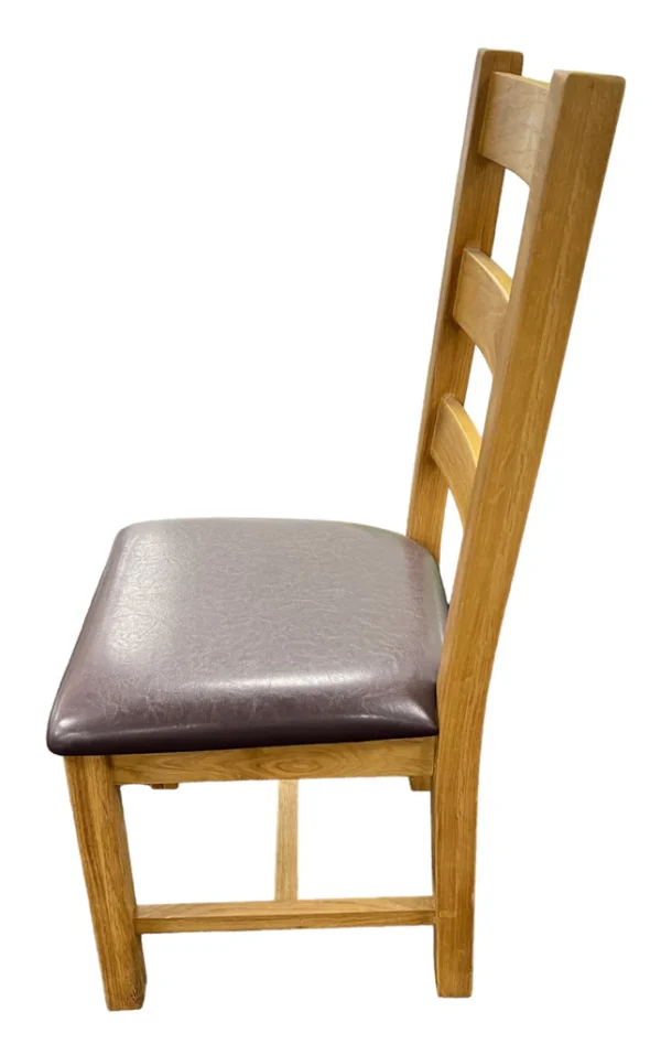 Torino Ladder Back Chair (KD) - Image 3