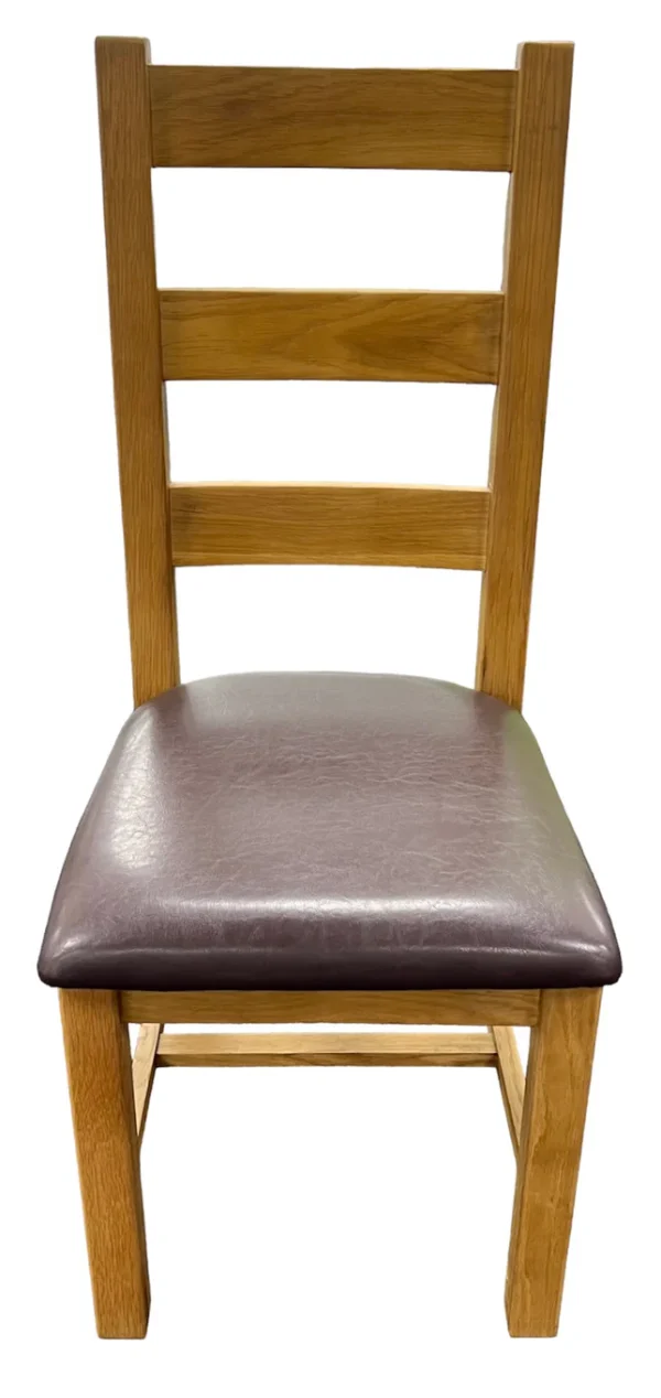 Torino Ladder Back Chair (KD) - Image 2