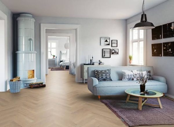 Desert oak herringbone
