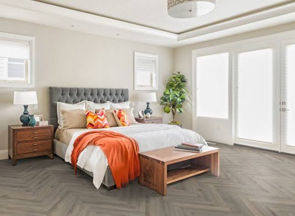 Volcanic oak herringbone