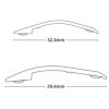 Premier Ramp Edge Brushed Steel Angle - Image 2