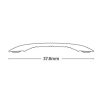 Premier Cover strip Brushed Steel Nickel - Image 3